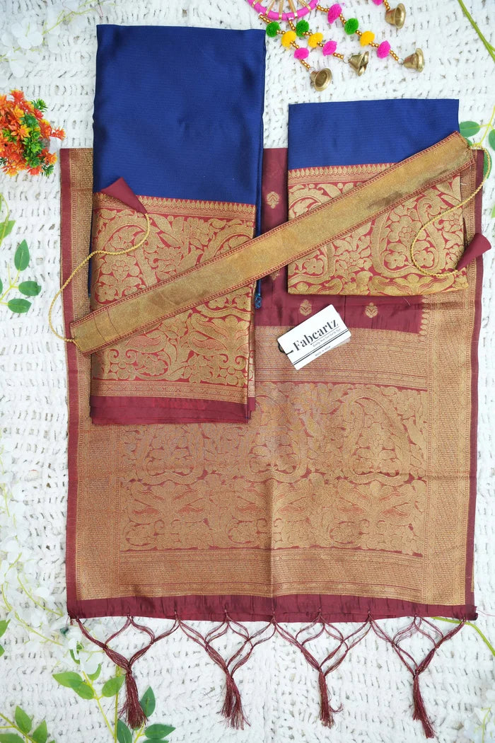 New Kids Traditional South Indian Half Saree (Aarvi Kids)