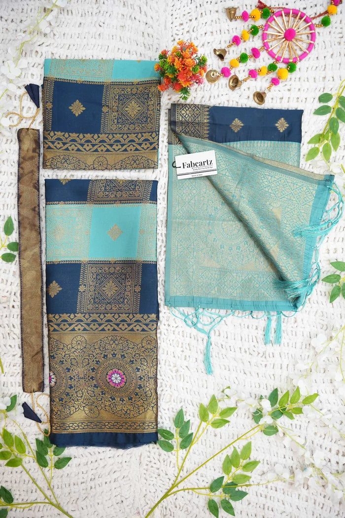 New Kids Traditional South Indian Half Saree (Vishnu Kids)