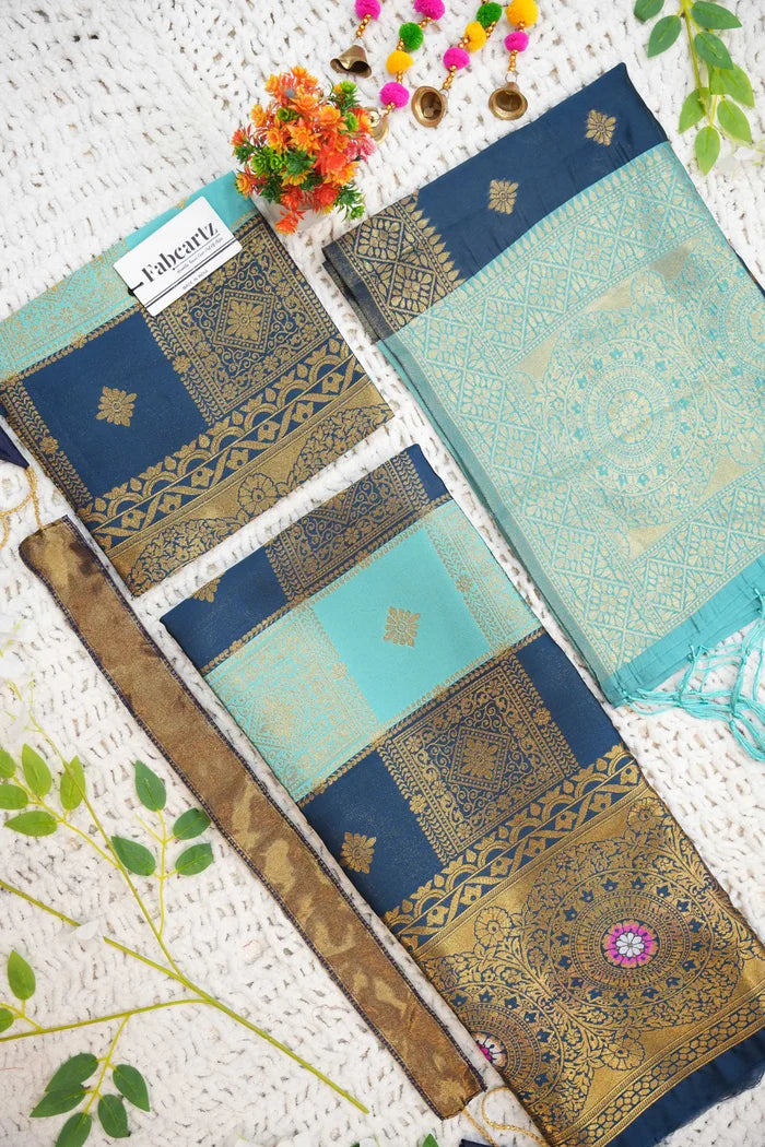 New Kids Traditional South Indian Half Saree (Vishnu Kids)