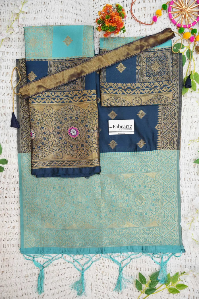 New Kids Traditional South Indian Half Saree (Vishnu Kids)