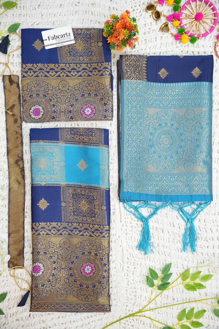 New Kids Traditional South Indian Half Saree (Vishnu Kids)