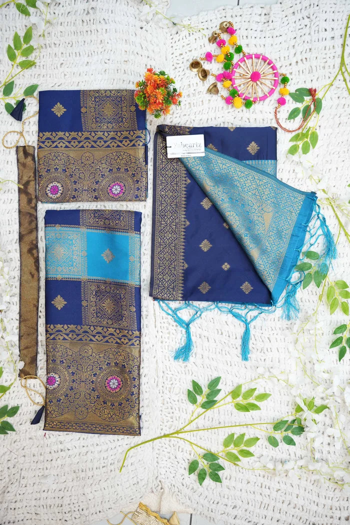 New Kids Traditional South Indian Half Saree (Vishnu Kids)