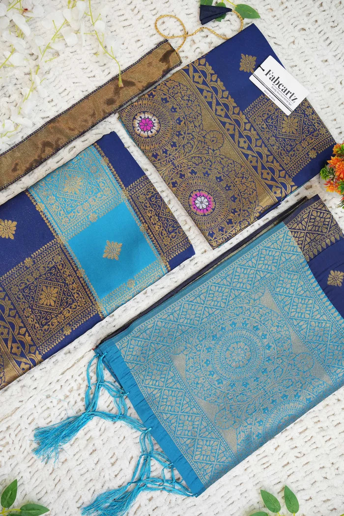 New Kids Traditional South Indian Half Saree (Vishnu Kids)