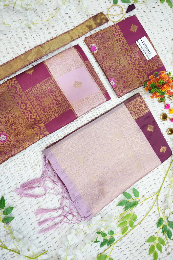New Kids Traditional South Indian Half Saree (Vishnu Kids)