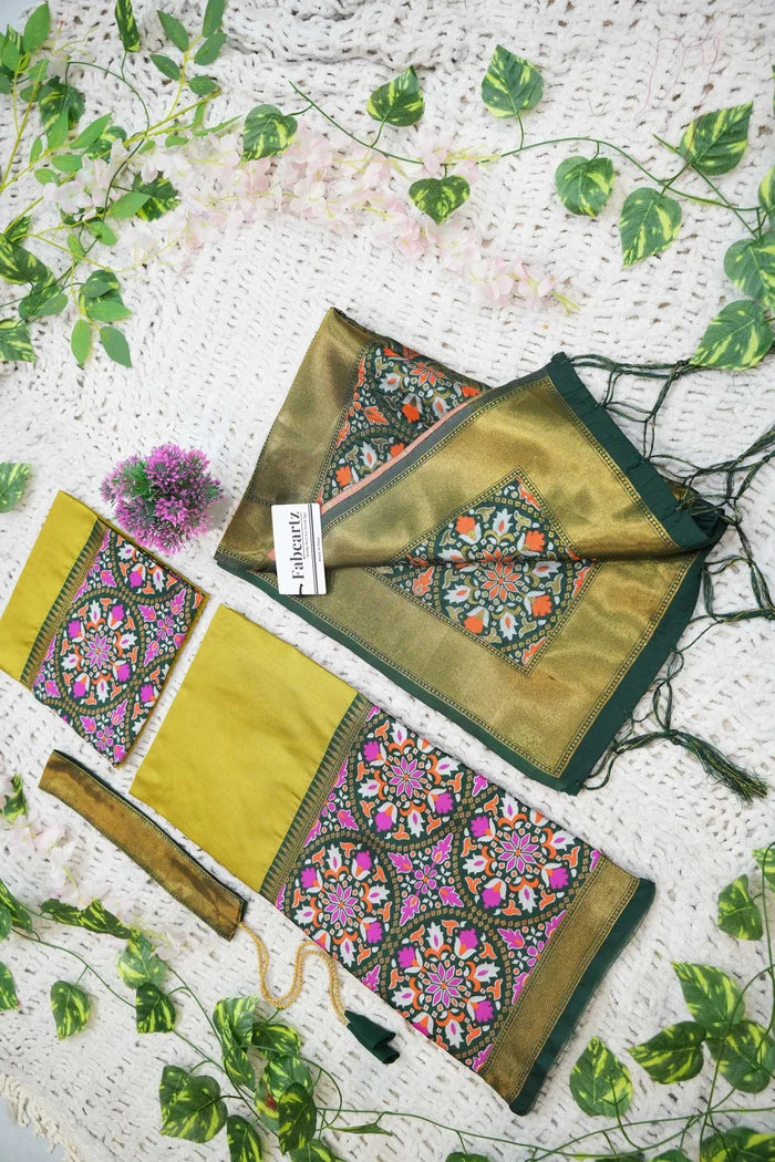 New Kids Traditional South Indian Half Saree (GolGolKIDS)