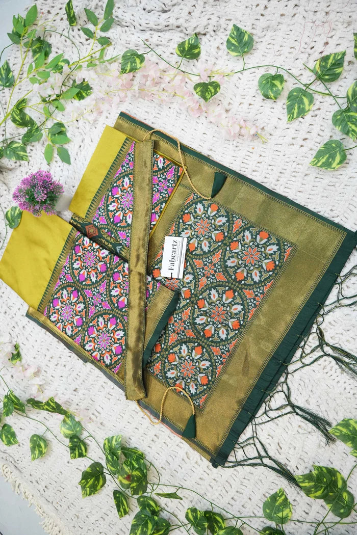 New Kids Traditional South Indian Half Saree (GolGolKIDS)
