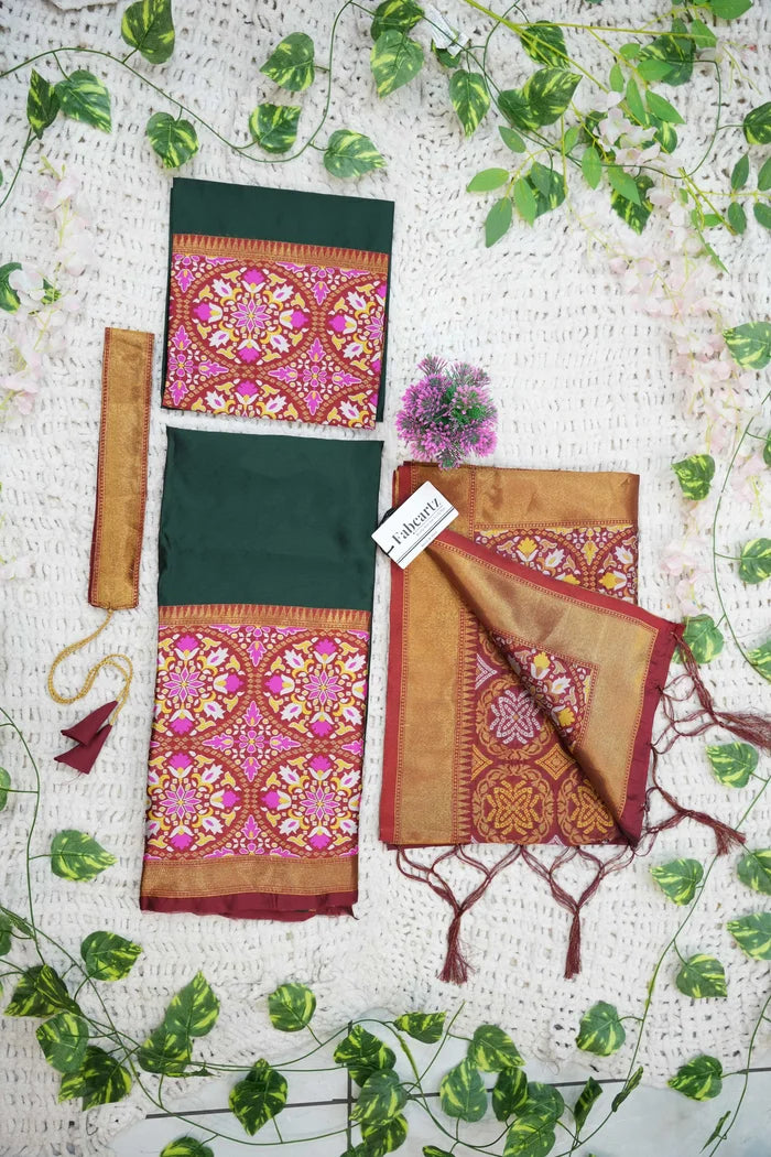 New Kids Traditional South Indian Half Saree (GolGolKIDS)