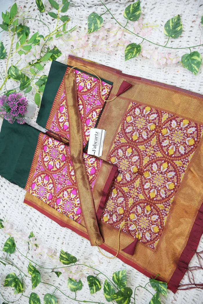 New Kids Traditional South Indian Half Saree (GolGolKIDS)