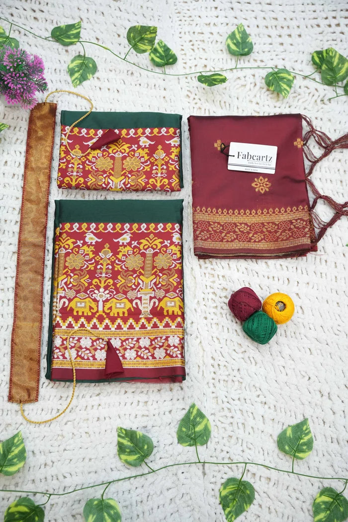 New Kids Traditional South Indian Half Saree (JagviKIDS)