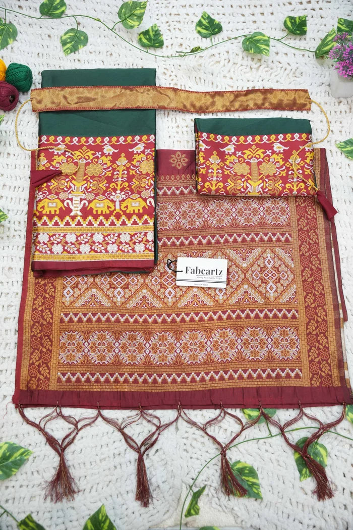 New Kids Traditional South Indian Half Saree (JagviKIDS)