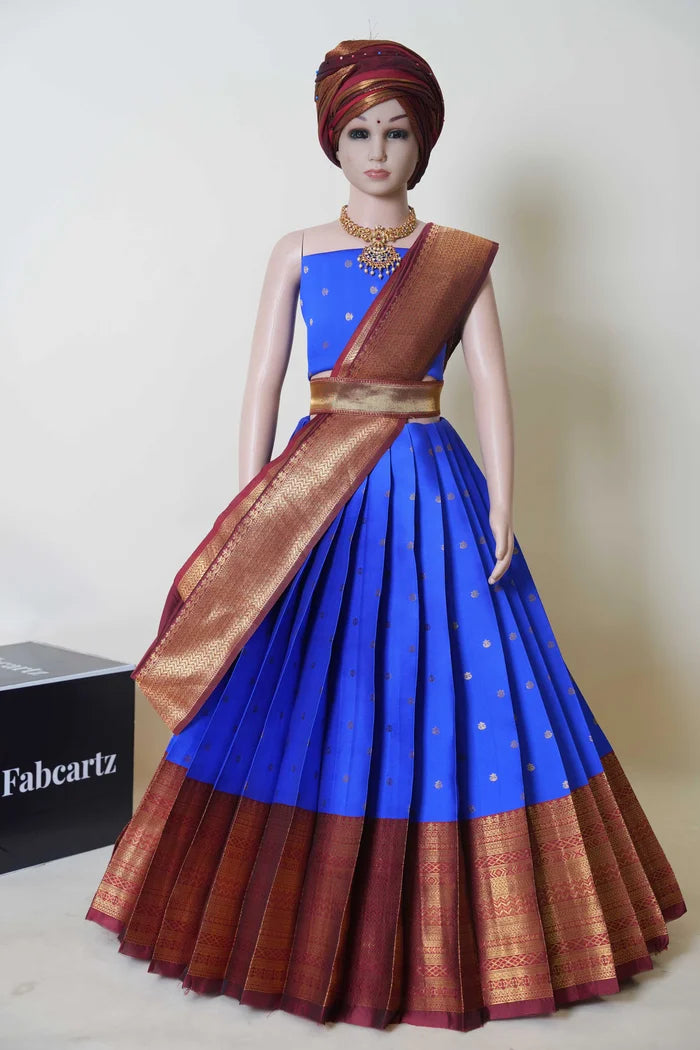 New Kids Traditional South Indian Half Saree (LangharKIDS)