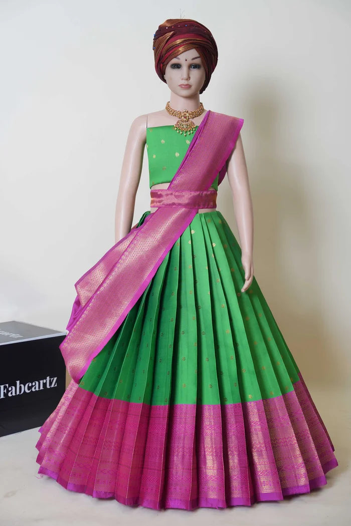 New Kids Traditional South Indian Half Saree (LangharKIDS)