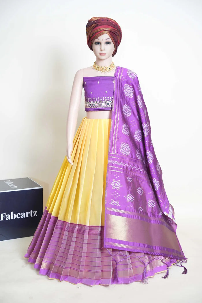 New Kids Traditional South Indian Half Saree (MyritiKIDS)