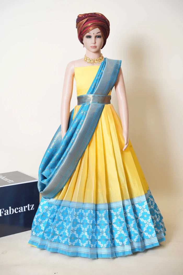 New Kids Traditional South Indian Half Saree (JanjalKIDS)