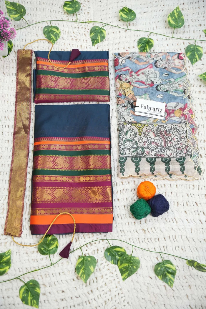 New Kids Traditional South Indian Half Saree (JugnooKIDS)