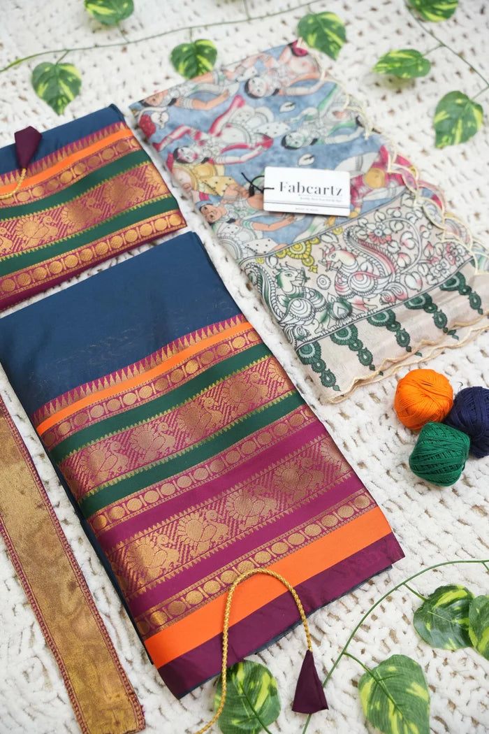 New Kids Traditional South Indian Half Saree (JugnooKIDS)