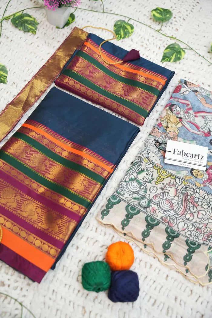 New Kids Traditional South Indian Half Saree (JugnooKIDS)