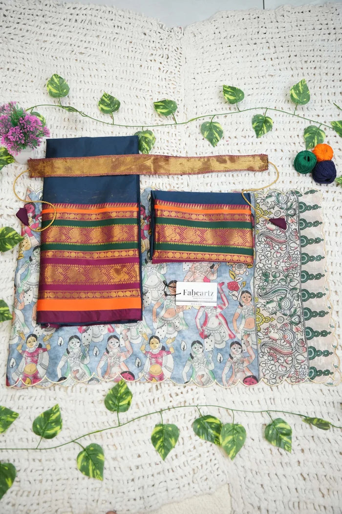 New Kids Traditional South Indian Half Saree (JugnooKIDS)