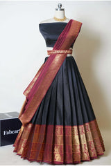 South Indian Festival Traditional Half Saree (Shiro)
