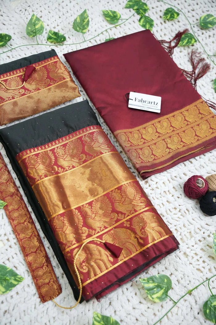 South Indian Festival Traditional Half Saree (Shiro)