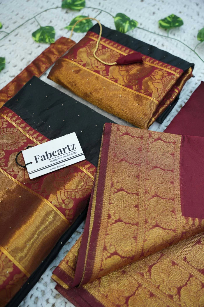 South Indian Festival Traditional Half Saree (Shiro)
