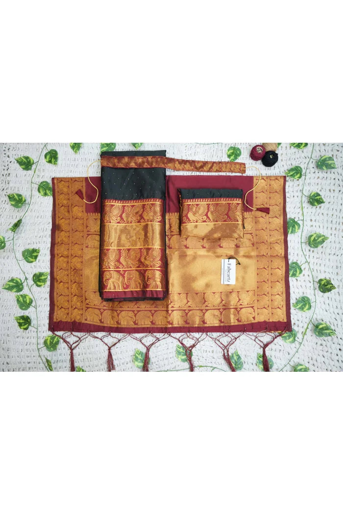 South Indian Festival Traditional Half Saree (Shiro)