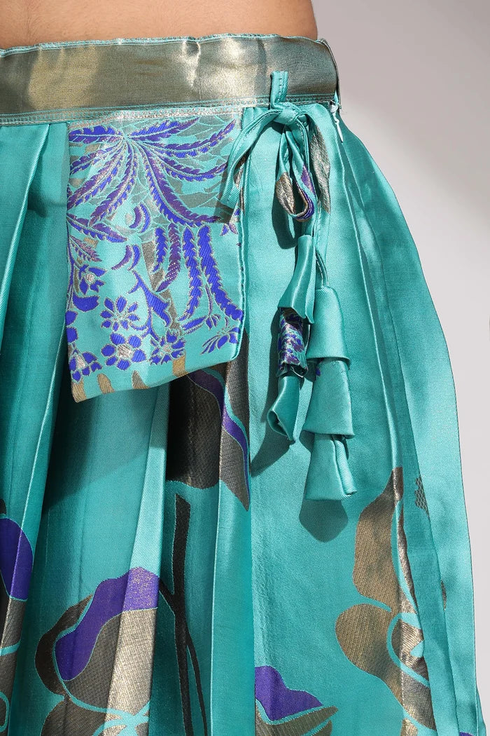 South Indian Festival Traditional Half Saree (EcoPattu)