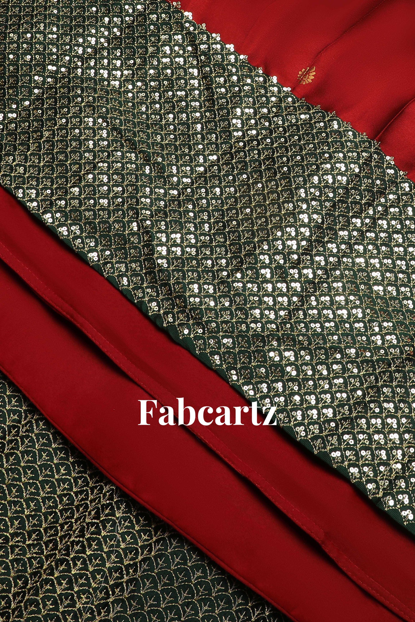 దక్షిణ భారత పండుగ సాంప్రదాయ హాఫ్ చీర (సాహితి)