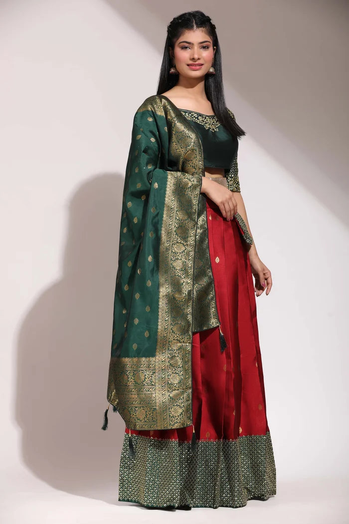 South Indian Festival Traditional Half Saree (Mohana)