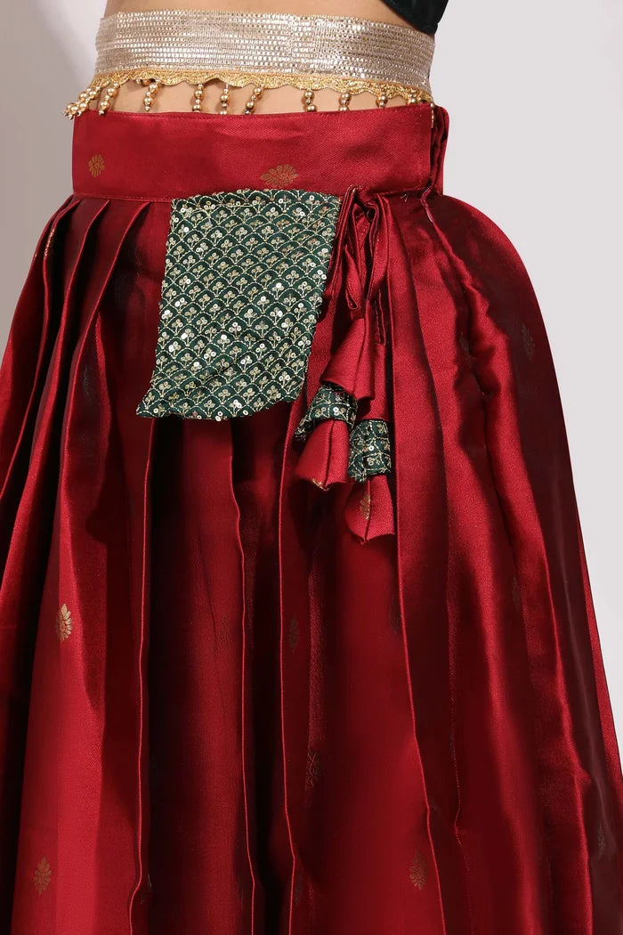 South Indian Festival Traditional Half Saree (Mohana)