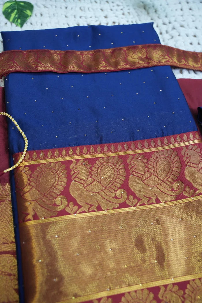 South Indian Festival Traditional Half Saree (Shiro)
