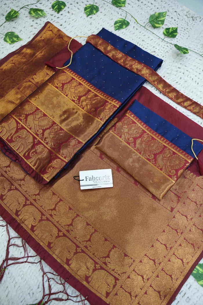 South Indian Festival Traditional Half Saree (Shiro)