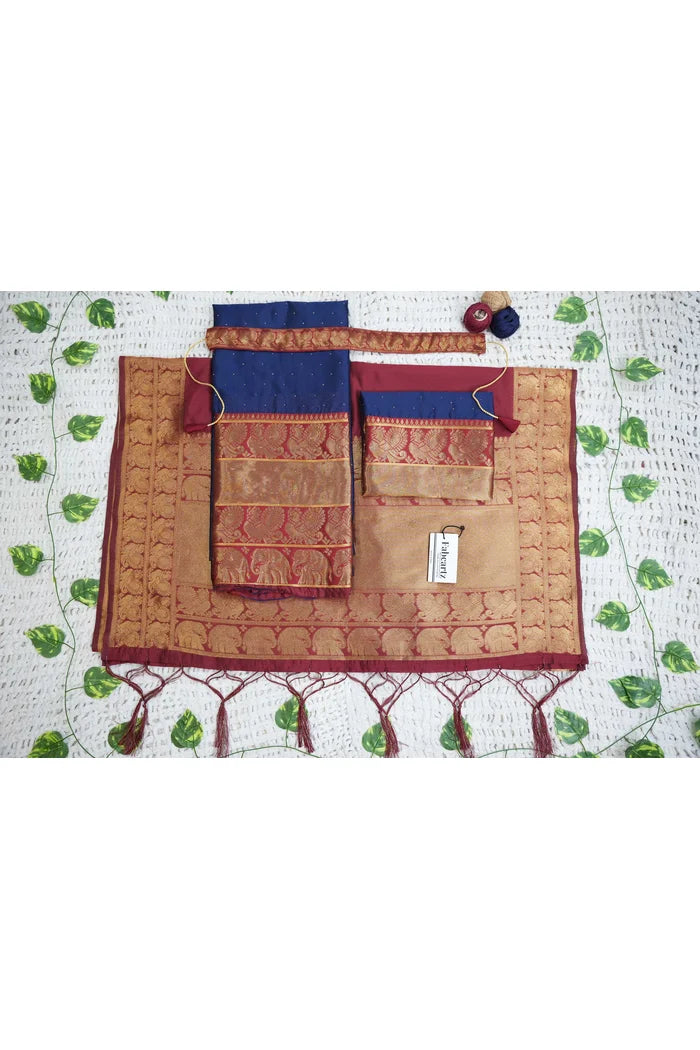 South Indian Festival Traditional Half Saree (Shiro)