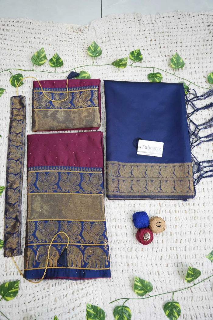 South Indian Festival Traditional Half Saree (Shiro)