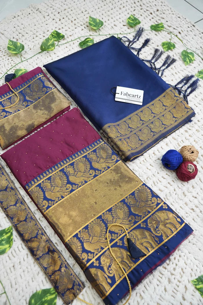 South Indian Festival Traditional Half Saree (Shiro)