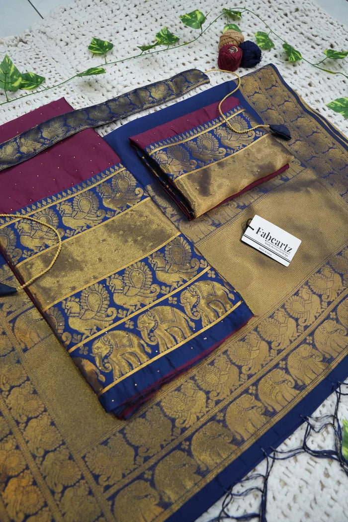 South Indian Festival Traditional Half Saree (Shiro)