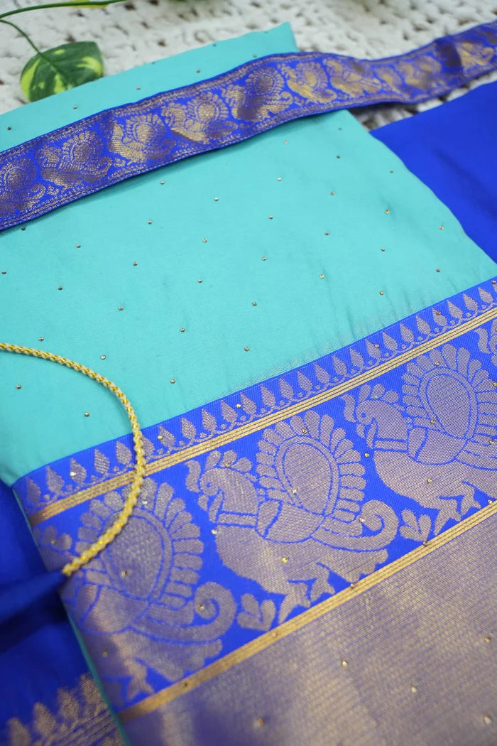 South Indian Festival Traditional Half Saree (Shiro)