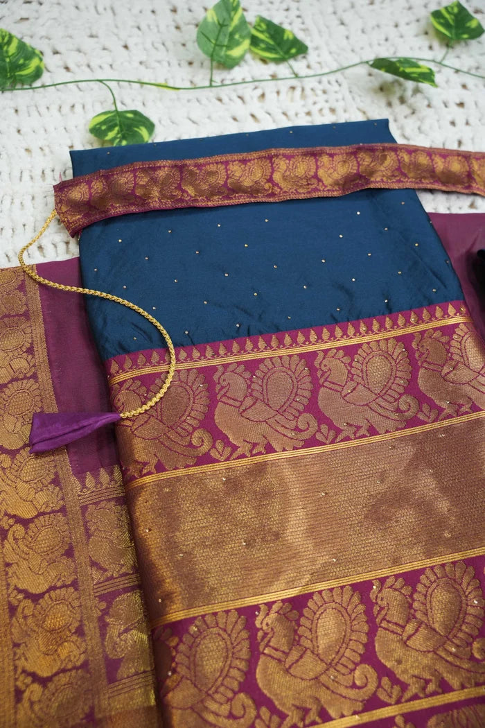 South Indian Festival Traditional Half Saree (Shiro)