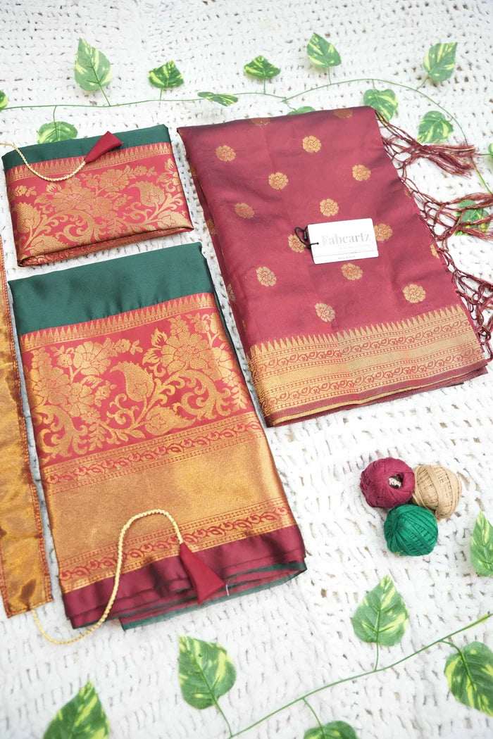South Indian Festival Traditional Half Saree (Sundarii)
