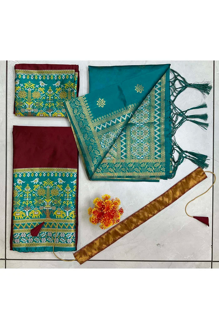 South Indian Festival Traditional Half Saree (Jagvi)