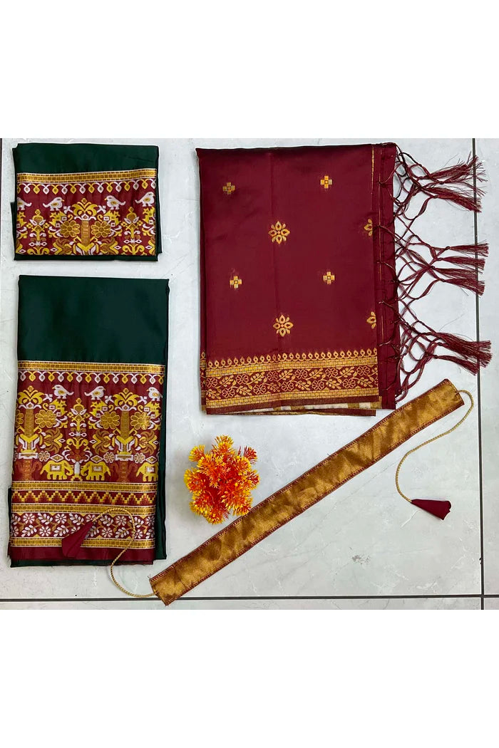 South Indian Festival Traditional Half Saree (Jagvi)