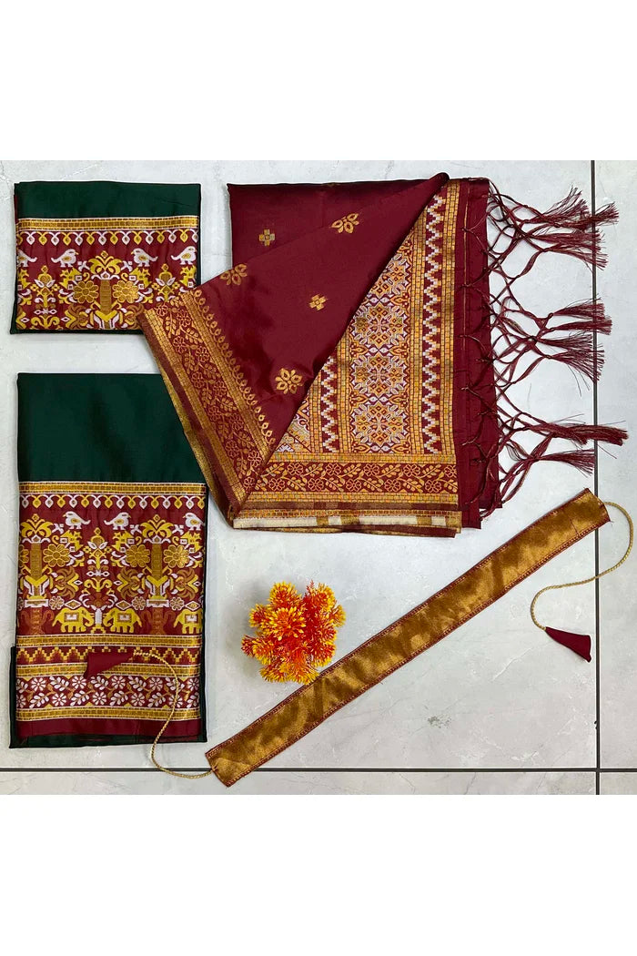 South Indian Festival Traditional Half Saree (Jagvi)