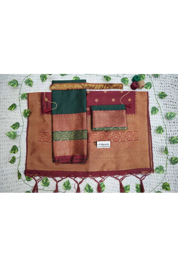 South Indian Festival Traditional Half Saree (UniversalPlain)