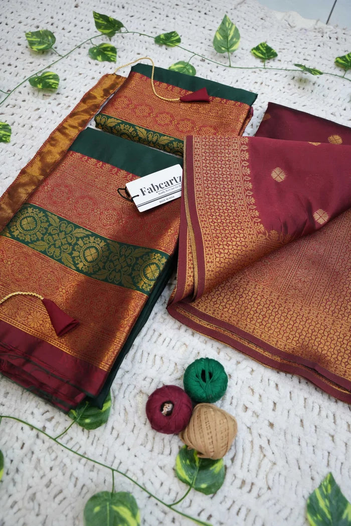 South Indian Festival Traditional Half Saree (UniversalPlain)