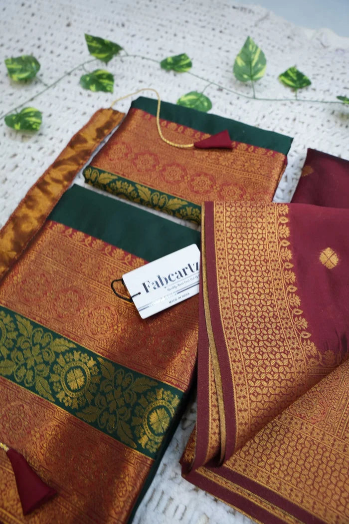 South Indian Festival Traditional Half Saree (UniversalPlain)