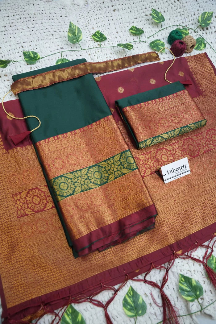 South Indian Festival Traditional Half Saree (UniversalPlain)