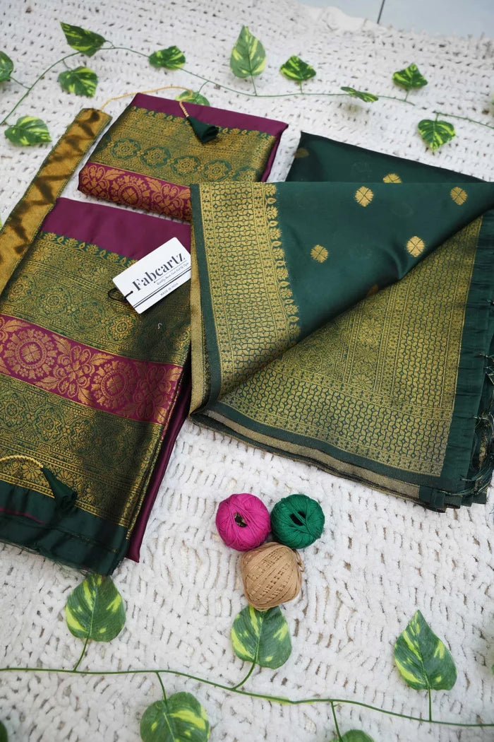 South Indian Festival Traditional Half Saree (UniversalPlain)