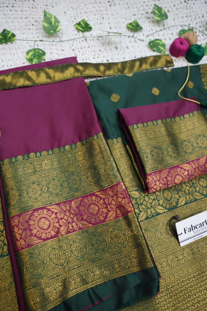 South Indian Festival Traditional Half Saree (UniversalPlain)