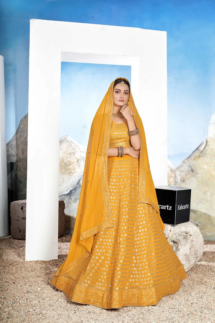 దక్షిణ భారత పండుగ సాంప్రదాయ హాఫ్ చీర (ఛవి)