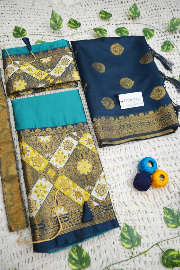 South Indian Festival Traditional Half Saree (Crax Pattu)
